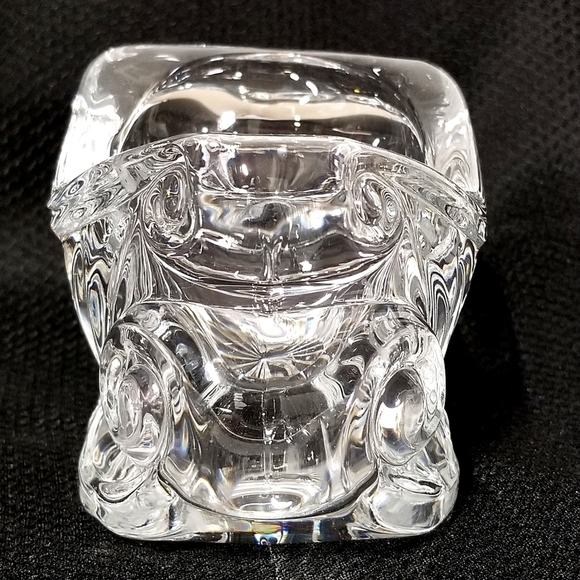 2 Clear Crystal Santa Sleighs - Holiday - Tealight/Votive Candle Holders - Picture 10 of 11